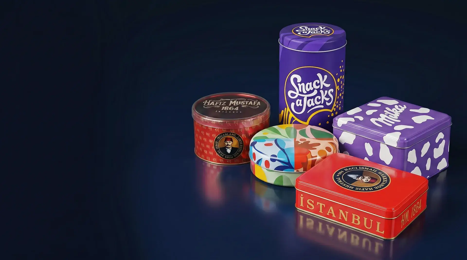 Masaş custom decorative tin packaging
